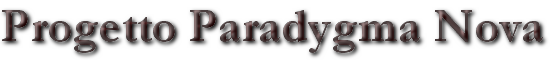 Progetto Paradygma Nova